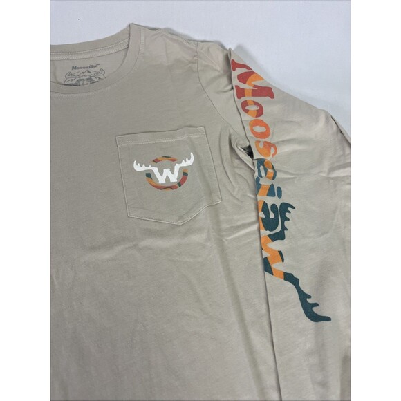 Moosejaw Long Sleeve Logo Tee Women's Casual Outdoor Lifestyle T-Shirt Top NWT - Picture 3 of 10
